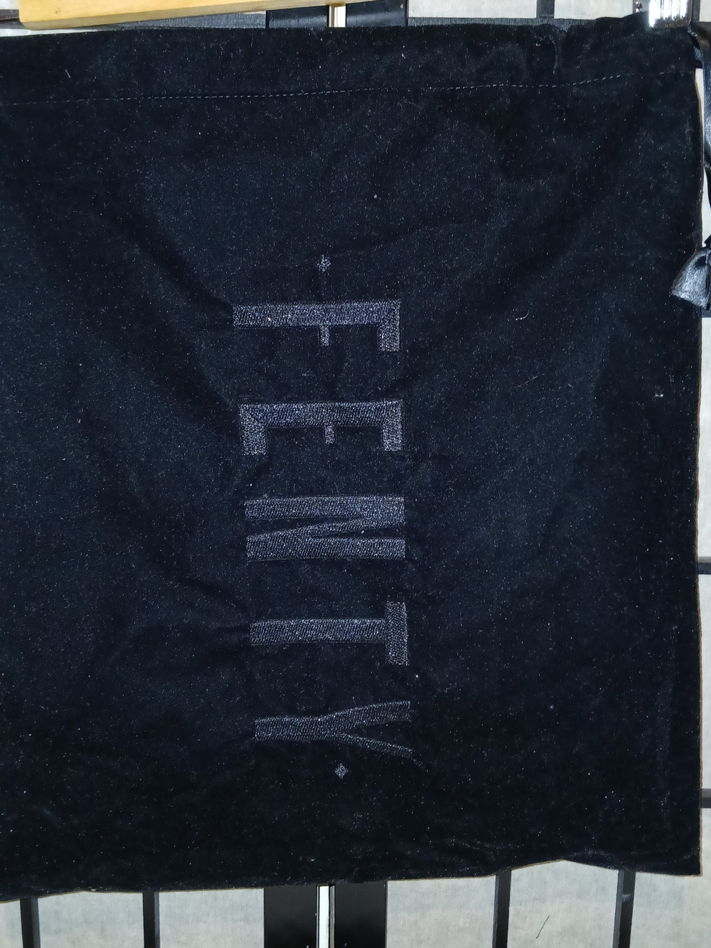 FENTY Black Velvet Dustbag